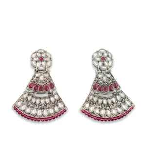 Boho Club | Three-Tier Kemp Chandelier Earrings in Oxidized German Silver